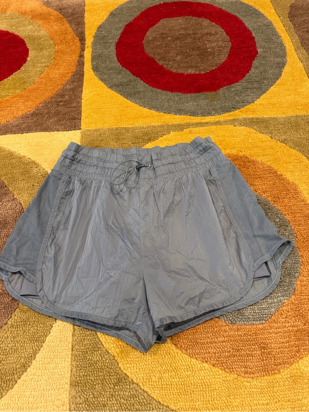 Old Navy Grey Athletic Running Shorts High Rise Built in Bike Shorts Women’s M
